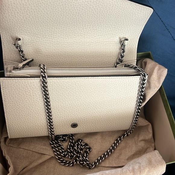 GUCCI DIONYSUS MINI LEATHER CHAIN WALLET - Picture 3 of 7